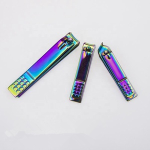 Tronchesino Professionale <span class=keywords><strong>per</strong></span> <span class=keywords><strong>Unghie</strong></span> in Acciaio Inossidabile Colorato, 3 Misure, Bestseller, Tronchesino Arcobaleno <span class=keywords><strong>per</strong></span> Nail Art - Product Image 1