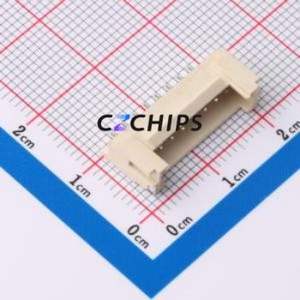 ZX-HY2.0-8PWT Wire-to-<b>Board</b> <b>Pin</b> Header SMD,P=2mm,Horizontal Mount Connector 1x8P 2mm Horizontal Mount HY - Product Image 1