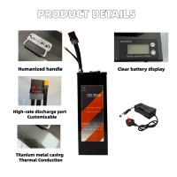 Paquete de Baterías de Iones de Litio Personalizadas de 3.7V 12V 24V 48V 52V 60V 72V 10Ah 13Ah 20Ah 28Ah 30Ah para Bicicletas Eléctricas y Scooters