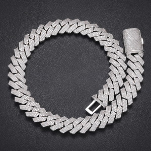 <span class=keywords><strong>Collar</strong></span> de <span class=keywords><strong>Estilo</strong></span> Clásico Europeo y Americano de Alta Calidad, Cadena Cubana de Diamantes de 16 mm, <span class=keywords><strong>Collar</strong></span> de Joyería para Raperos con <span class=keywords><strong>Estilo</strong></span> Hiphop - Product Image 1