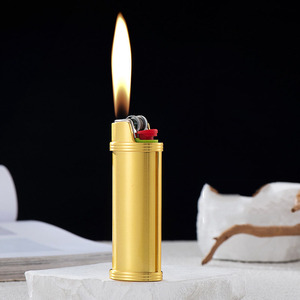 Estuche de Aleación de Zinc para Encendedor <span class=keywords><strong>Bic</strong></span> J6, Funda Protectora Metálica, Logotipo Personalizado Grabado con Láser, Regalo Empresarial - Product Image 1