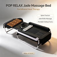 Lit de massage chauffant en jade coréen Master V4 avec alignement automatique de la colonne vertébrale et soulagement des douleurs dorsales