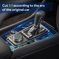 Autocollants de voiture en TPU, film PVC invisible pour l'intérieur, décorations anti-rayures, autocollants transparents pour l'intérieur de la voiture, kits d'intérieur, résistant aux UV