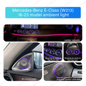 Para Mercedes Bens Clase E W213, turbina delantera trasera de coche, ventilación de aire 4D, altavoz de agudos giratorio, luz ambiental, Kit de luz de ambiente - Product Image 5
