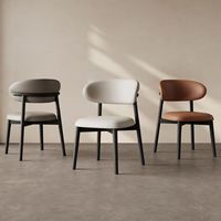 Chaises de salle à manger en tissu convertible, style nordique moderne minimaliste, solides, pour appartement, maison, bureau, hôtel