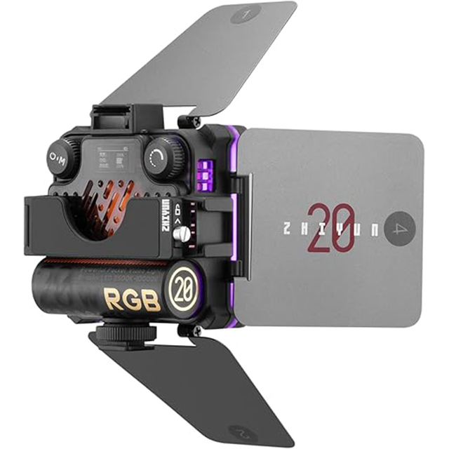 Zhiyun FIVERAY M20C Combo RGB Video Light 2500k~10000k Powerful On-Camera Video Lights