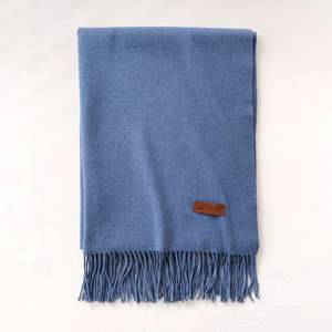 Fashion <b>Women</b> Winter Soft Cashmere <b>Scarf</b> Ladies Stylish Warm Custom Plain Tassel Pashmina <b>Scarves</b> Shawls Wholesale - Product Image 2