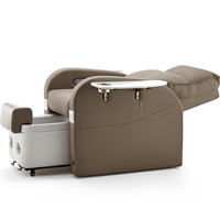 Chaise de pédicure de luxe avec fonction de massage, équipement personnalisé pour salon de manucure et soins des pieds