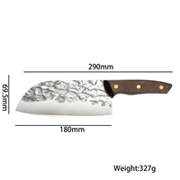 Couteau de chef chinois très vendu, hachoir de boucher professionnel en acier inoxydable, couteau de cuisine écologique en bois, ambidextre pour