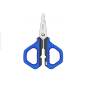 Pince à anneaux brisés multifonction Mustad en acier inoxydable de 4 pouces, couteau de pêche, ciseaux, coupe-ligne tressée, équipement de pêche portable pour lignes PET