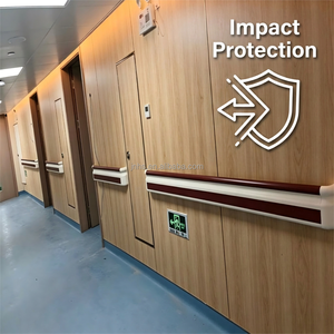 Panneaux de protection murale d'hôpital en PVC antibactérien - Revêtement mural décoratif intérieur résistant aux chocs et ignifuge de 3 mm - Product Image 2