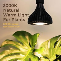 Lampu LED Spektrum Penuh 40W E27 untuk Pertumbuhan Tanaman dengan Peningkat Merah 660nm Putih Hangat 3000K untuk Pembungaan, Pembuahan, dan Budidaya Tanaman
