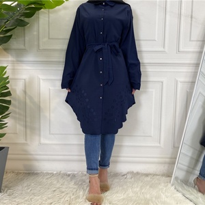 2014# Long Sleeve Tops Modest Fashion for Women <b>Plus</b> <b>Size</b> Shirts Blouses Muslim Islamic Clothing Wholesale - Product Image 4