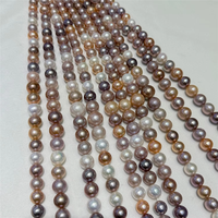 Collier de perles en gros 10-15mm multicolores, chaîne de perles Edison d'eau douce