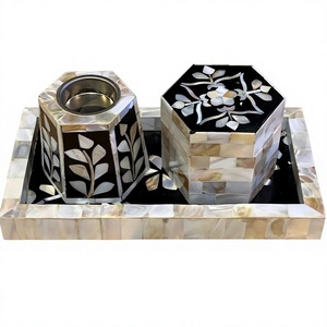 Quemador de Incienso Mabkhara de Nácar Eternal Harmony, Exquisito, Hecho a Mano, Ecológico, Indio, para el Hogar, Mezquita, Regalo Festivo - Product Image 1