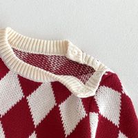 Combinaison en tricot pour bébé 100% coton, manches longues, combinaison en tricot pour nouveau-né, pull pour bébé, tenue de Noël pour bébé, automne hiver