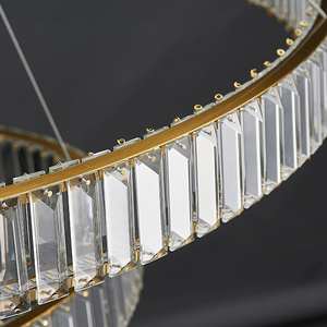 Lámpara de Araña Espiral de Cristal K9 Dorado de Lujo, Moderna, de 8 Niveles, para Vestíbulo de Hotel, Sala de Estar de Villa, Escaleras - Product Image 5