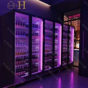 Design di Lusso per Night Club, Vetrina per Vini di Alta Gamma, Arredamento per Night Club, Design Personalizzato del <span class=keywords><strong>Bancone</strong></span> <span class=keywords><strong>Bar</strong></span> - Product Image 2