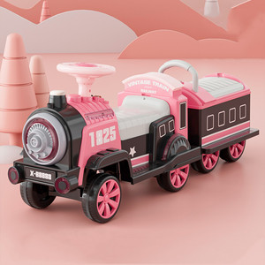 Nouvelle voiture électrique <span class=keywords><strong>pour</strong></span> enfants, quatre roues, télécommande, <span class=keywords><strong>petit</strong></span> <span class=keywords><strong>train</strong></span>, hommes et femmes, enfants peuvent s'asseoir, voiture à batterie double <span class=keywords><strong>pour</strong></span> bébé - Product Image 3