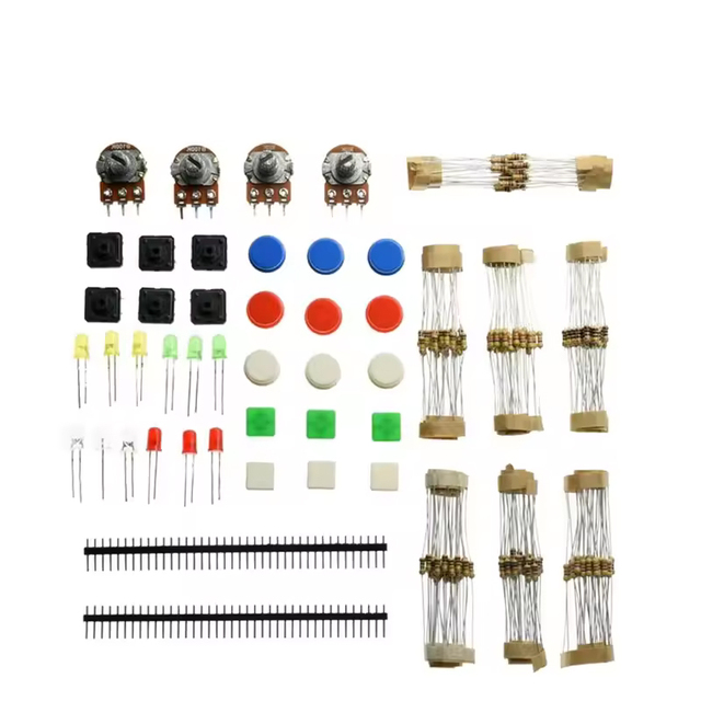 Youxinbang Electronic Component Kit Universal Parts Package No. 1 Surface Mounting Includes Common Resistance LED Potentiometer