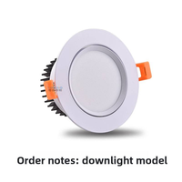 Spot encastré rond commercial intérieur 3 CCT, 3W 5W 7W 10W 15W 20W 30W, LED COB