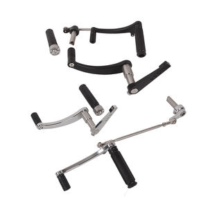 Repose-pieds arrière gauche et droit pour BM R65 R60 R75 R90 R100 <span class=keywords><strong>R100RS</strong></span> Cafe Racer Moto Accessoires Vintage - Product Image 1