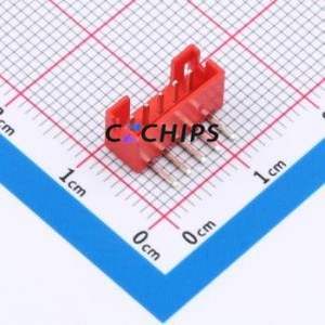 A200F1W1-2R5P12 Wire-to-Board Pin Header Bent Lead Through Hole,P=2mm Connector 1x5P 2mm Right Angle Insert PH - Product Image 1