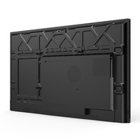 Tableau numérique interactif intelligent de 86 pouces, écran plat LED, support mobile, tableau blanc interactif 20 points, 4K, 1 an de garantie