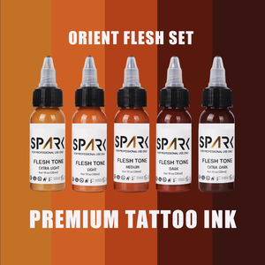 Spark Venta al por mayor Flesh Tone Color Set Skin Color Set 30ML Color orgánico Pigmento no tóxico Original <span class=keywords><strong>Studio</strong></span> <span class=keywords><strong>Tattoo</strong></span> <span class=keywords><strong>Ink</strong></span> - Product Image 4