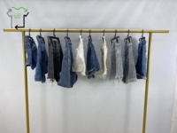 Jupes en jean d'occasion pour femmes, styles variés, vente en gros, vêtements d'été usagés, balles en vrac, approvisionnement en gros pour l'exportation