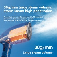 Défroisseur Vapeur Compact Portable pour la Maison, Fer à Repasser à Main, Brosse Vapeur 265ml Grande Capacité, Défroisseur Vertical 1500W Anti-Ébullition à Sec
