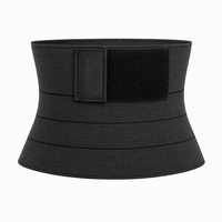 Ceinture de soutien lombaire en nylon réglable et élastique pour le maintien de la posture dorsale, idéale pour l'entraînement physique et l'usage quotidien