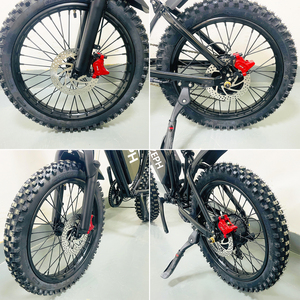 จักรยานไฟฟ้าเสือภูเขาสำหรับผู้ใหญ่ ระบบกันสะเทือนเต็มรูปแบบ เกียร์ SHIMANO 7 สปีด เบรคไฮดรอลิกดิสก์ แบตเตอรี่ 52V25Ah ขายส่ง - Product Image 4