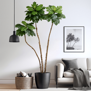 Arbres <span class=keywords><strong>à</strong></span> <span class=keywords><strong>pain</strong></span> artificiels de haute qualité <span class=keywords><strong>arbre</strong></span> de Simulation en plastique vert décoration intérieure extérieure Offre Spéciale d'usine Pot de Type d'herbe - Product Image 5