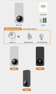เครื่องทำน้ำอุ่นแบบติดผนัง 5KW 230V ไม่มีถังเก็บน้ำ พร้อมระบบป้องกันไฟรั่ว ELCB ควบคุมอุณหภูมิคงที่ อัตราการไหลสูง ใช้ในบ้าน รถยนต์ โรงแรม กำลังไฟสูง 6000W ให้ความร้อนทันที - Product Image 6