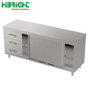 Gabinete de Cajones de Acero Inoxidable 201 de Alta Luminosidad, Tamaño Personalizado, Alta Calidad, Duradero, para Hoteles y Restaurantes Comerciales - Product Image 5