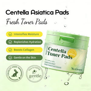 OEM/ODM Utilisation quotidienne CICA + PHA Tampons tonifiants pour le visage en <span class=keywords><strong>coton</strong></span> apaisants |   Exfoliation douce, hydratation, apaisement, soulagement, tous types de peau - Product Image 2