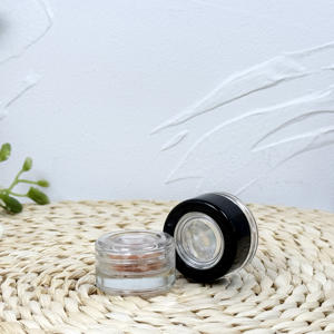 <b>Glass</b> Jar Black <b>Lid</b> with CR Inner <b>Lid</b> Airtight Smell Proof <b>Container</b> - Product Image 4