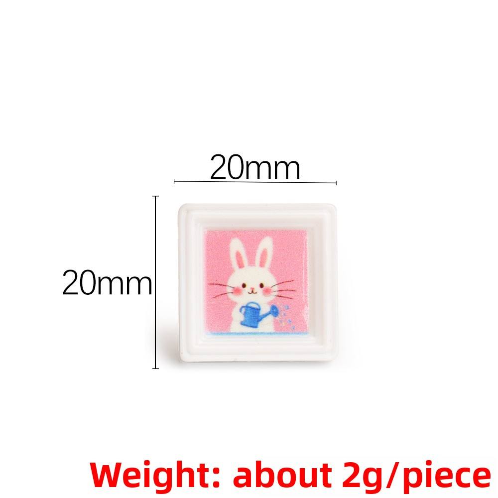 Cadre photo carré lapin saupoudré