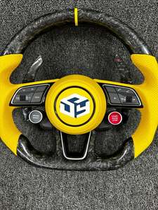 เหมาะสำหรับรถ <span class=keywords><strong>Audi</strong></span> A4 B6 B7 R <span class=keywords><strong>line</strong></span> S3 8V RS3 8V B8 S4 A5 B8 R8 Sline A3 8V A5 B8.5 TT ttrs TTS <span class=keywords><strong>Q3</strong></span> Q5 Q7พวงมาลัยคาร์บอนไฟเบอร์ - Product Image 5