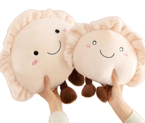 Juguete de Peluche de Año Nuevo con Forma de Dumpling, Juguete de Peluche Suave para Niños, Relleno de Algodón PP, 31-50 cm, Logotipo Personalizado, Almohada de Peluche - Product Image 1