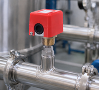 Prix usine MC HFS20 Commutateur de débit d'eau, Contrôleur de débit cible, Interface en laiton, Type levier, Pour liquides