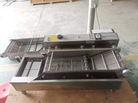 Machine à frire automatique à bande transporteuse pour snacks, beignets et frites