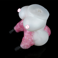 Poupée sexuelle licorne à un canal, masturbateur masculin fantaisie en silicone platine, gros fessier, poitrine généreuse, plaisir pour hommes