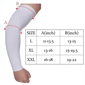 Manchons <span class=keywords><strong>de</strong></span> <span class=keywords><strong>bras</strong></span> <span class=keywords><strong>de</strong></span> <span class=keywords><strong>compression</strong></span> 20-30mmHg personnalisés en gros Soulagement <span class=keywords><strong>de</strong></span> la douleur antidérapant Support <span class=keywords><strong>de</strong></span> <span class=keywords><strong>bras</strong></span> médical pour la protection contre le lymphœdème - Product Image 4