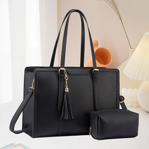 Conjunto de bolsos de mano de mujer personalizados de nueva fábrica, PU de gran capacidad de cuero bolso de mano a la moda, diseño <span class=keywords><strong>S</strong></span>, hombro para mujer - Product Image 2