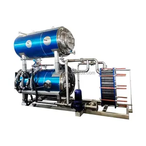 Chaleira de esterilização industrial automática de alta temperatura para banho de água, retorta, autoclave, vaporizador, pote de esterilização