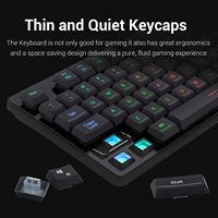 Delux — ensemble clavier et souris de jeu S107, ordinateur filaire, rétro-éclairage led rvb, pour gamer
