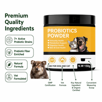 Poudre de probiotiques pour animaux de compagnie, chiens et chats, complément alimentaire pour la santé digestive et intestinale, prébiotique multi-souches, soin naturel de l'immunité, de la peau et du pelage, 150g