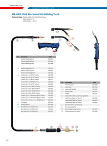 Consommables pour soudage MIG, embouts 15ak, buse en céramique, revêtement céramique <span class=keywords><strong>Mb15AK</strong></span> - Product Image 3